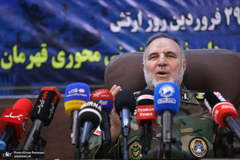 نشست خبری فرمانده نیروی زمینی ارتش