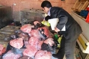 کشف وضبط 900کیلوگرم گوشت غیربهداشتی در صومعه سرا