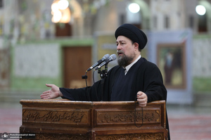 مراسم تجدید میثاق رئیس و نمایندگان مجلس شورای اسلامی با آرمان های امام خمینی (س)