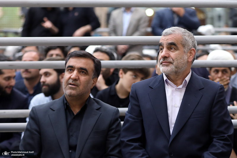 حضور شخصیت‌های سیاسی و مسئولان کشوری و لشکری در مراسم سالگرد ارتحال حضرت امام خمینی (س) -1