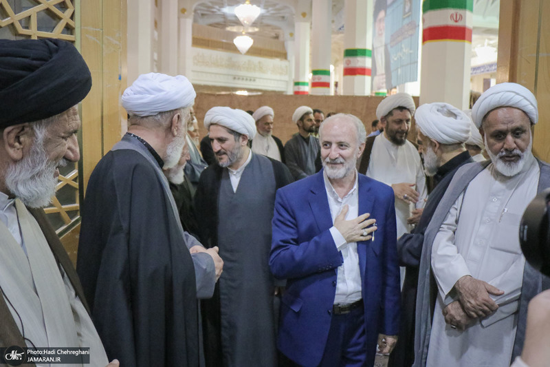 مراسم بزرگداشت آیت‌الله العظمی فیاض در حرم مطهر حضرت معصومه (س)