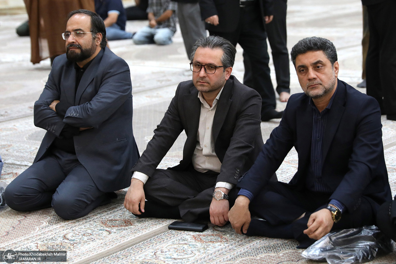 مراسم تشییع و تدفین همسر آیت الله موسوی بجنوردی (ره) در حرم امام خمینی (س)-2