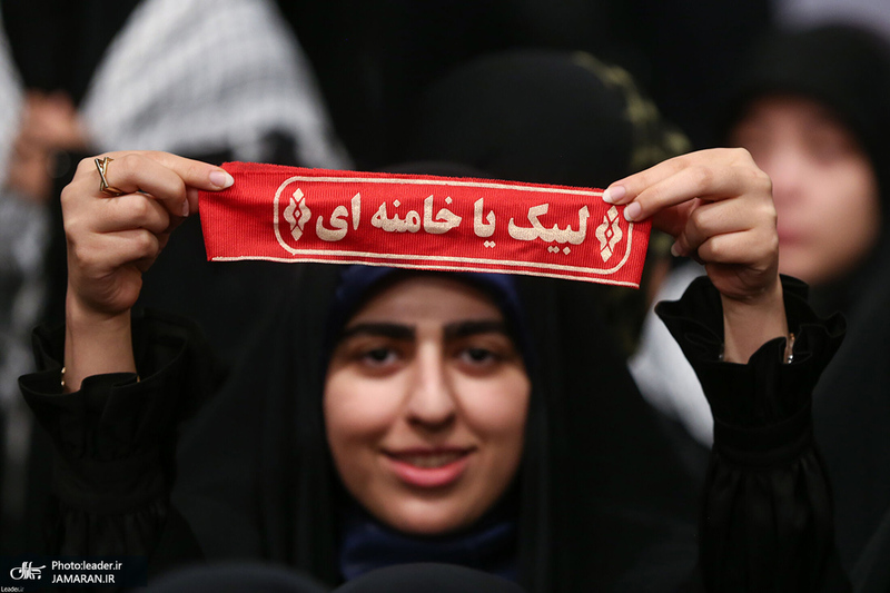 دیدار دانش‌آموزان و دانشجویان با رهبر معظم انقلاب