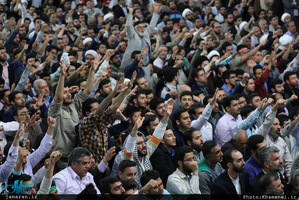 سخنرانی رهبر معظم انقلاب در اجتماع عظیم زائران و مجاوران حرم رضوی