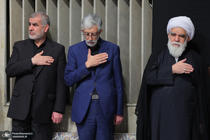 مراسم عزاداری شب شهادت حضرت زهرا (س) در حسینیه امام خمینی(ره)