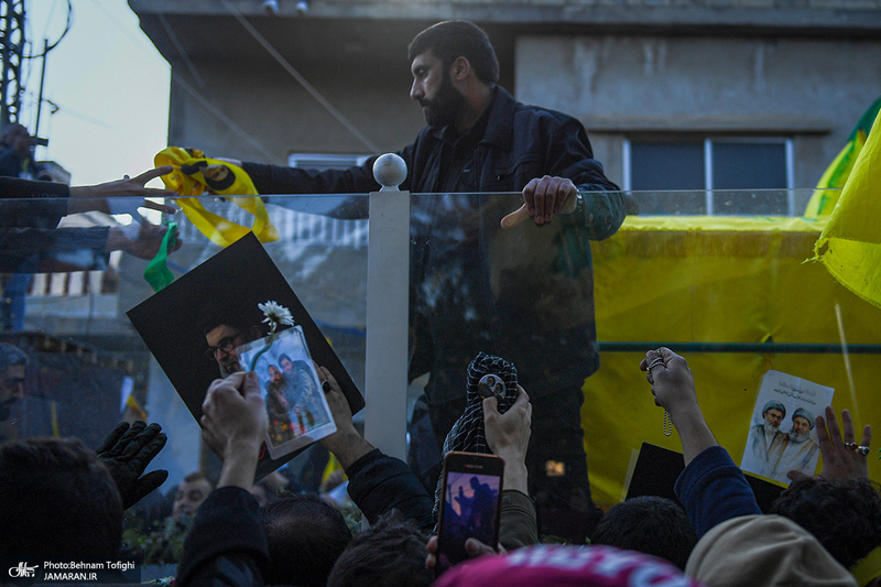 تصاویر اختصاصی جماران از تشییع و خاکسپاری شهید سیدهاشم صفی الدین 