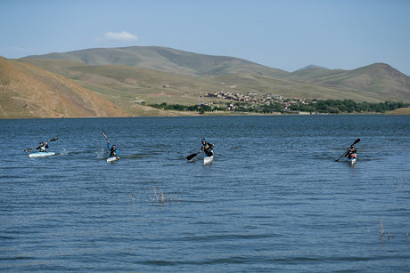 اردوی دختران جوان قایقرانی در اردیبل