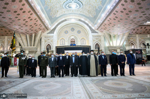 تجدید میثاق رئیس جمهور و اعضای دولت سیزدهم با آرمان های حضرت امام (س)