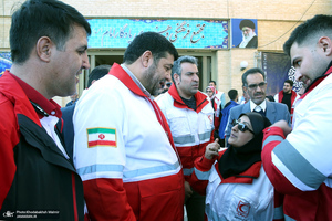 همایش جوانان هلال احمر استان مرکزی در بیت تاریخی حضرت امام