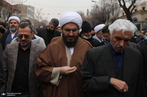 مراسم تشییع پیکر آیت الله امامی کاشانی (ره) از تهران