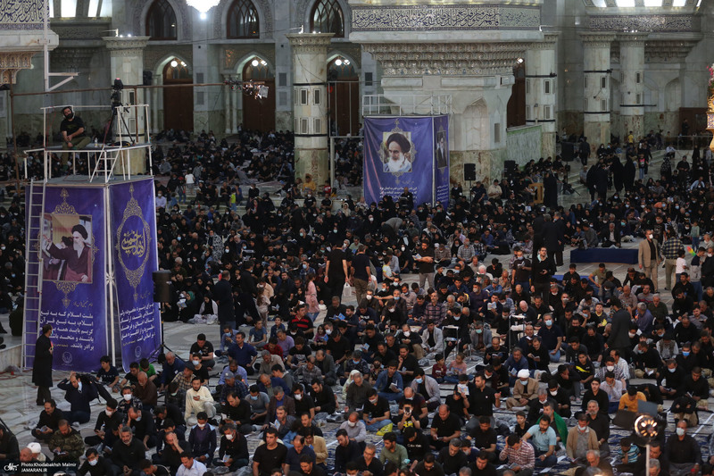 مراسم احیای شب بیست و یکم ماه رمضان در حرم مطهر امام خمینی (س)