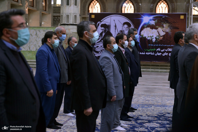 تجدید میثاق رئیس و مدیران بنیاد مستضعفان با آرمان های امام خمینی(س)