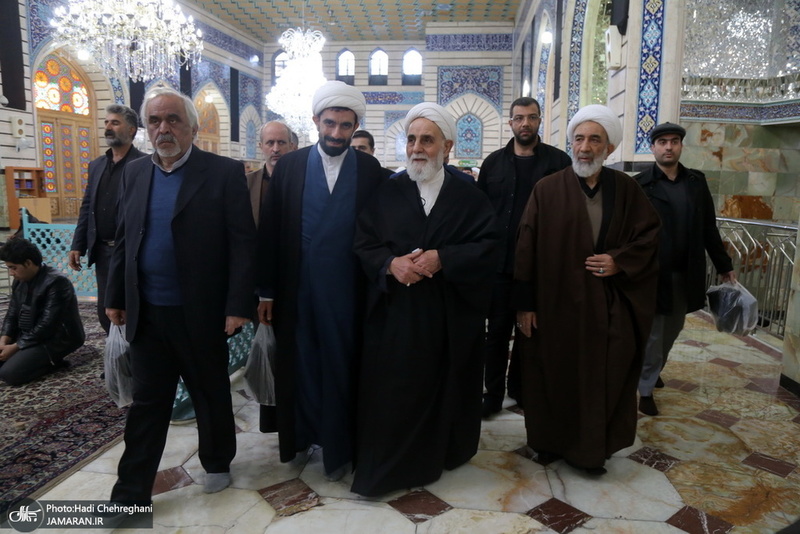 مراسم تشییع و خاکسپاری آیت الله سید هاشم رسولی محلاتی(ره) در قم