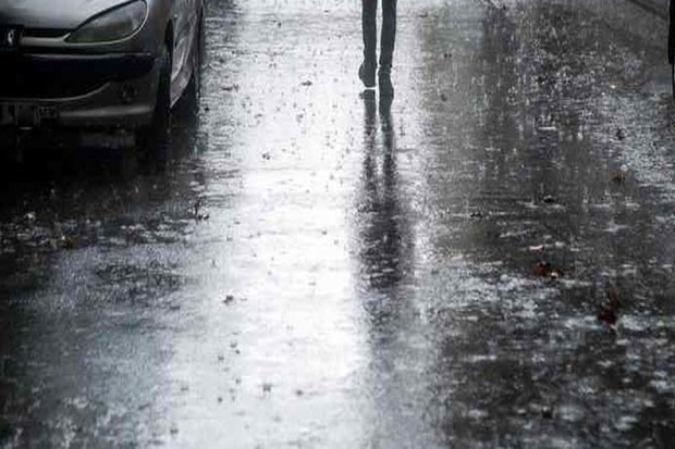 باران و وزش شدید باد پدیده غالب جوی قزوین
