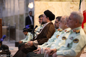 مراسم تجدید میثاق فرماندهان و کادر فراجا با آرمان‌های امام راحل