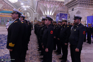 تجدید میثاق فرمانده و پرسنل نیروی دریایی ارتش جمهوری اسلامی ایران با آرمان‌های امام خمینی(س)