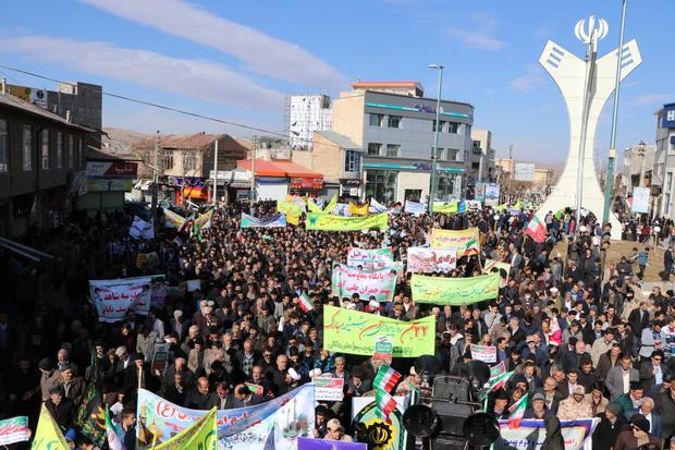 حضور حماسی مردم خلخال در راهپیمایی 22 بهمن