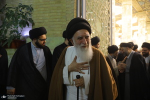 مراسم سومین سالگرد ارتحال آیت الله العظمی علوی گرگانی (ره) در مسجد اعظم قم‎