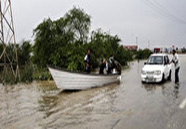 مسدود بودن 2 محور در خوزستان به علت سیلاب