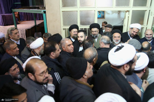 مراسم سالگرد رحلت آیت‌الله سید محمد موسوی بجنوردی در حسینیه جماران  -2