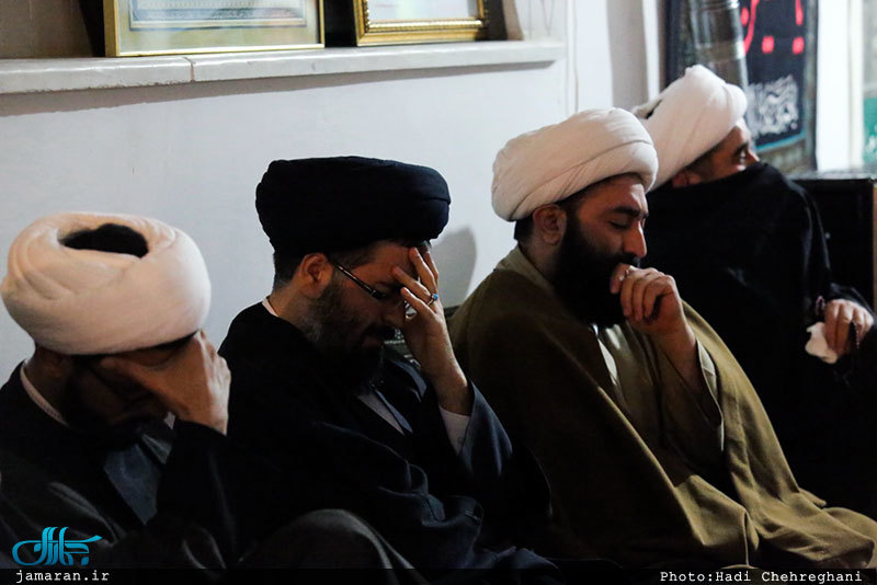 عزاداری ایام فاطمیه در بیت آیت الله دوستی زنجانی