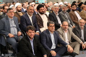 دیدار مسئولان نظام و مهمانان کنفرانس وحدت اسلامی با رهبر معظم انقلاب