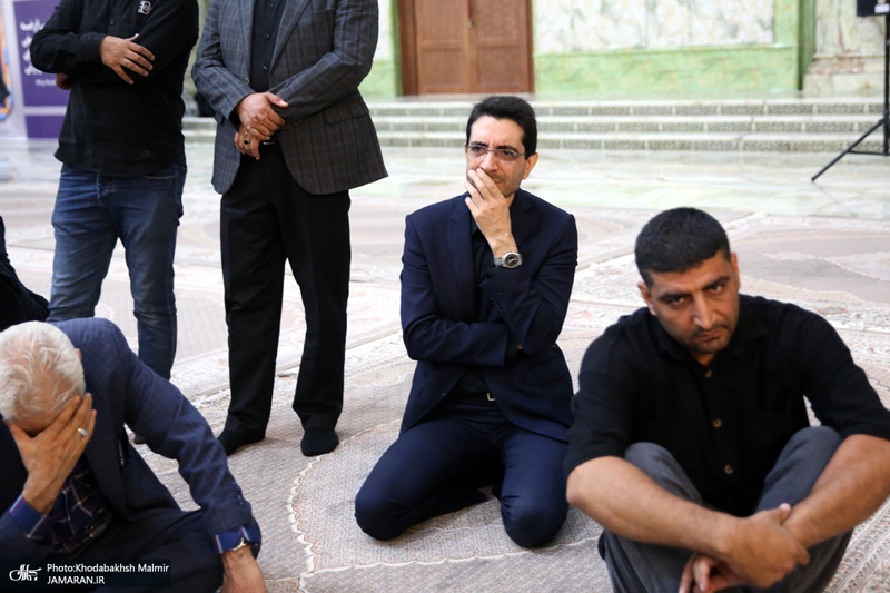 مراسم تشییع نوه حجت الاسلام والمسلمین علیخانی در حرم مطهر امام خمینی (س)