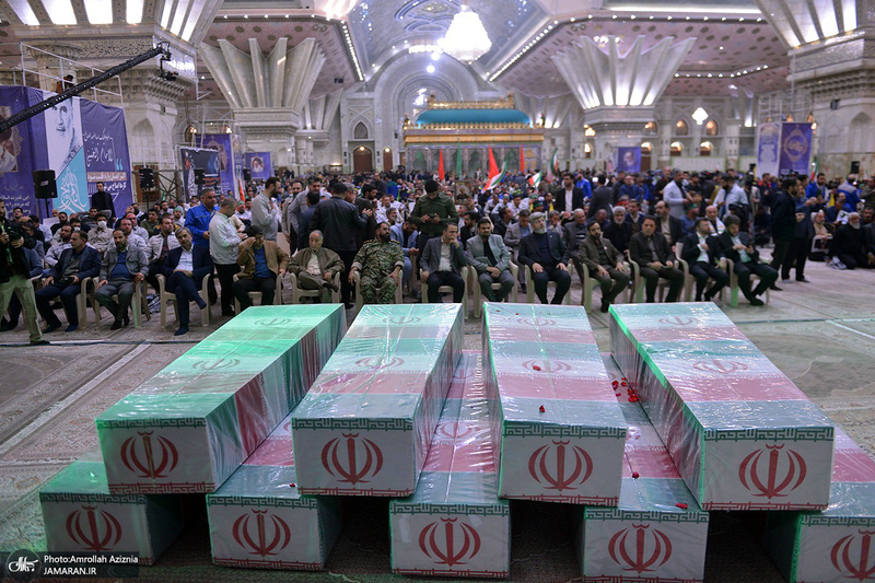 اجتماع بزرگ کارگران به مناسبت سالگرد شهادت حاج قاسم سلیمانی در حرم امام خمینی (س)