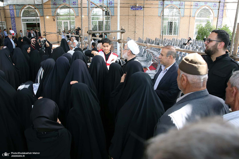 حضور سید حسن خمینی در روستای خیارج استان قزوین -2