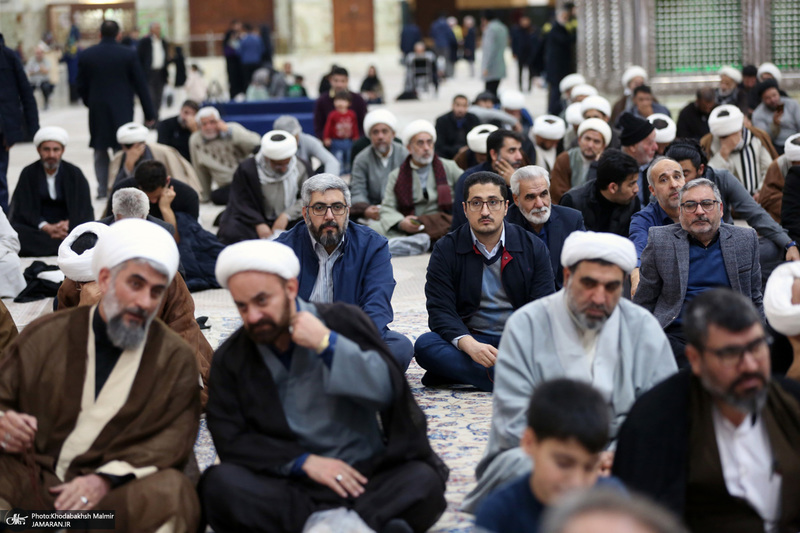 مراسم چهلمین روز ارتحال آیت الله حاج شیخ محمد رضا رحمت در حرم مطهر امام خمینی (س)