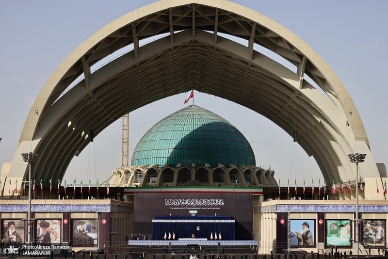 مراسم وداع با پیکر رهبر شهید