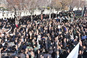 مراسم تشییع دو شهید امنیت در شهرضا‎