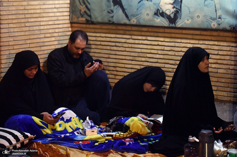 احیای شب بیست و یکم ماه رمضان در گلزار شهدای بهشت زهرا (س)