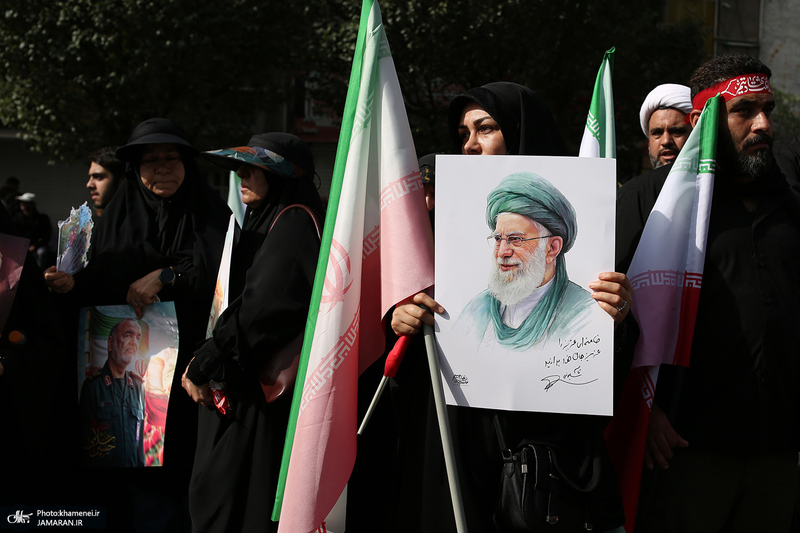 مراسم تشییع شهدای جنگ تحمیلی رژیم صهیونیستی در تهران-5