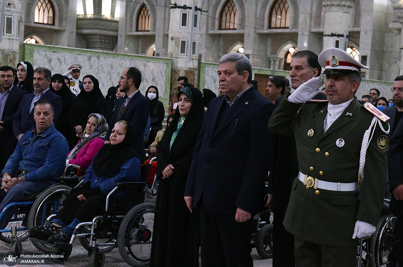 تجدید میثاق افراد دارای معلولیت و خدمتگزارن آنان با آرمان حضرت امام خمینی (س)