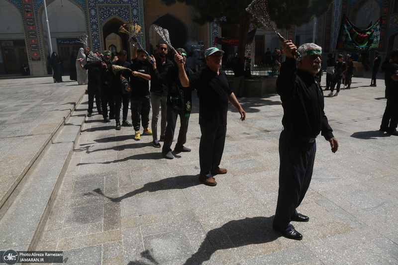 مراسم روز عاشورای حسینی در حرم حضرت عبدالعظیم حسنی (ع)