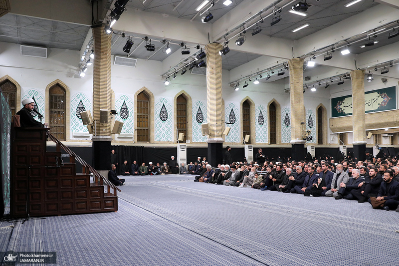 دومین شب مراسم عزاداری حضرت فاطمه‌زهرا (س) در حسینیه امام خمینی