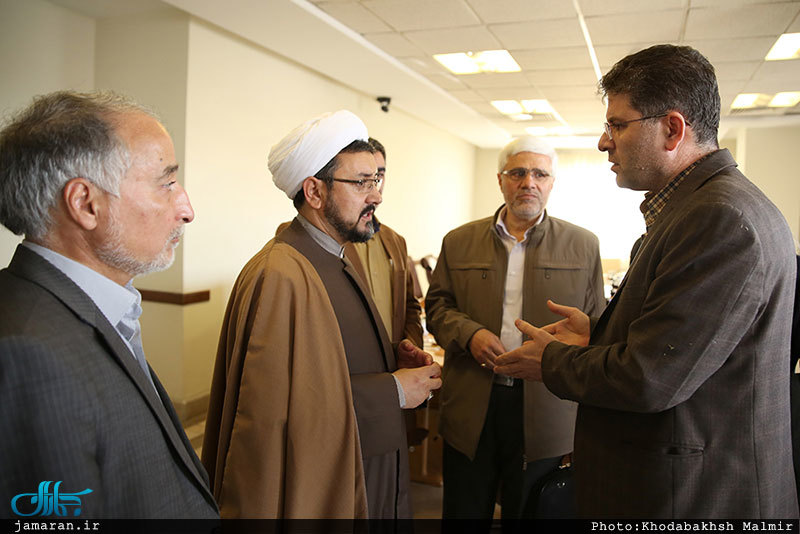 بازدید جمعی از مدیران موسسه تنظیم و نشر آثار امام(س) از مرکز اسناد کتابخانه ملی 