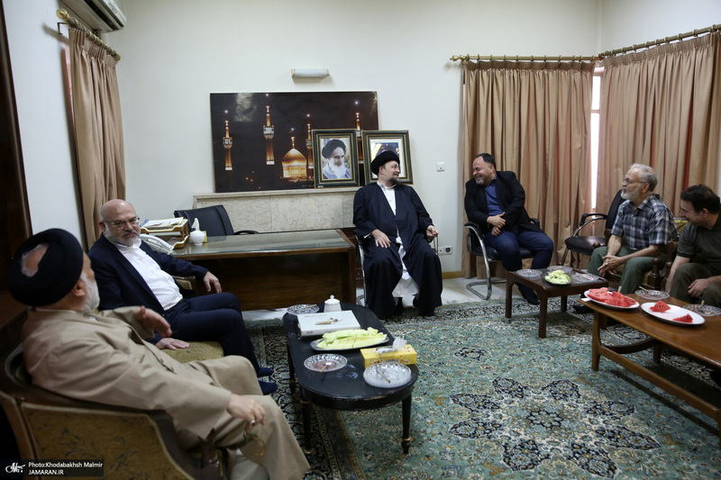 دیدار آصف لقمان قاضی، مدیر امور بین‌الملل جماعت اسلامی پاکستان با سید حسن خمینی