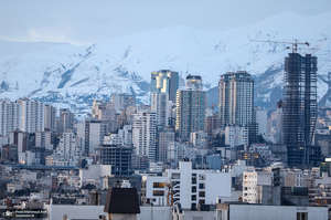 غروب خاص و زیبای تهران