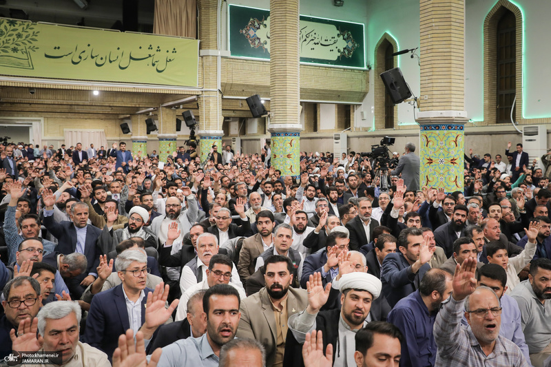 دیدار معلمان و فرهنگیان با رهبر معظم انقلاب