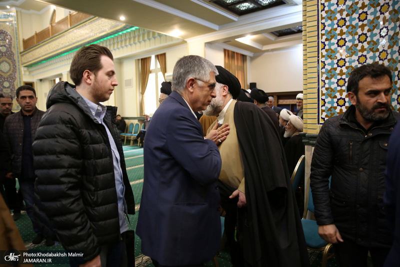 مراسم ترحیم پدر همسر حجت الاسلام و المسلمین سید سراج الدین موسوی