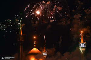 مراسم نورافشانی حرم امام خمینی (س) به مناسبت چهل و پنجمین سالگرد پیروزی انقلاب