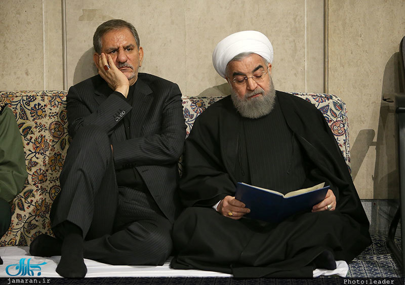 مراسم ترحیم آیت الله هاشمی رفسنجانی در حسینیه امام خمینی(ره)