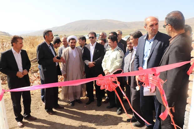 طرح آبیاری روستای پیر احمد کندی چالدران به بهره برداری رسید