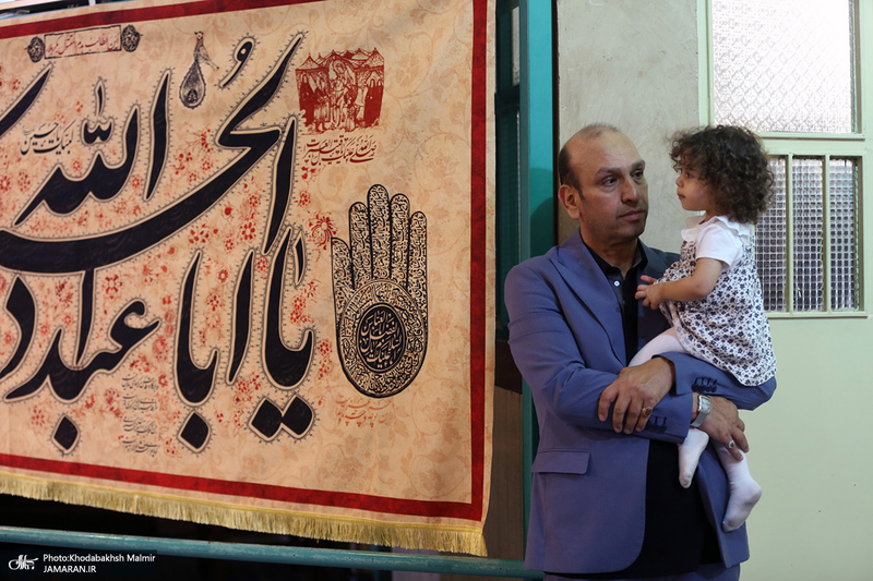 مراسم عزاداری هیئت جامعه اسلامی ورزشکاران در حسینیه جماران