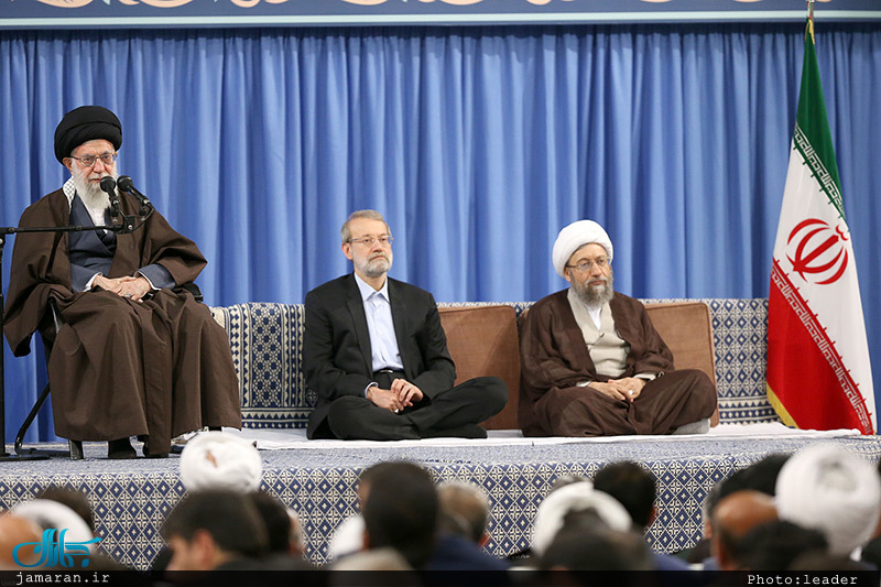 دیدار مسئولان نظام و سفرای کشورهای اسلامی با رهبر معظم انقلاب