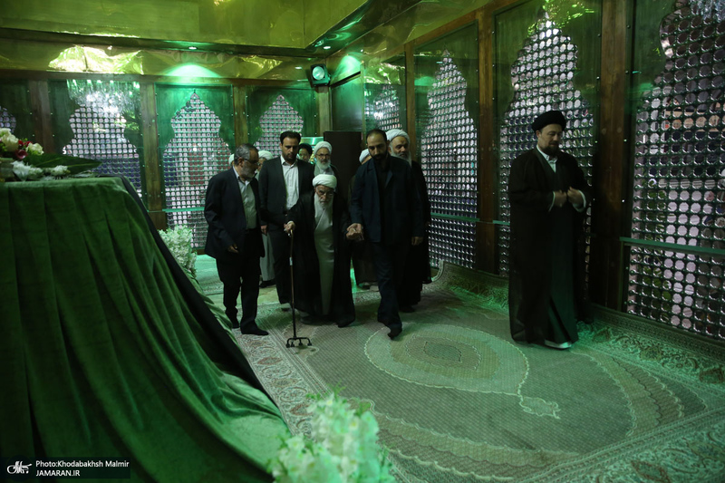 تجدید میثاق هیأت رئیسه و اعضای مجلس خبرگان رهبری با آرمان های امام خمینی (س)