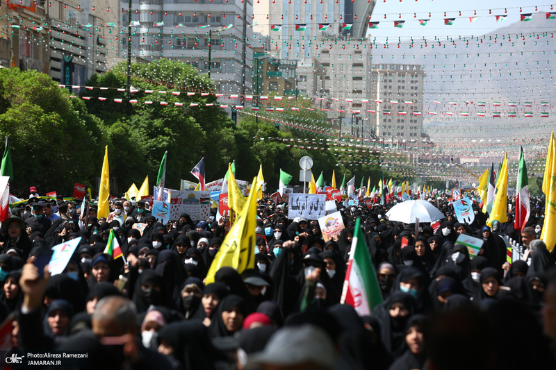 راهپیمایی باشکوه روز قدس در مشهد