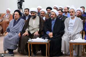 دیدار مسئولان دفتر تبلیغات اسلامی حوزه علمیه قم با رهبر معظم انقلاب اسلامی